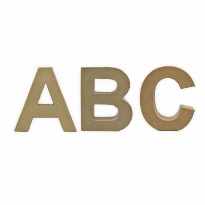 Creleo - ABC Pappbuchstaben 17,5 x 5,5 cm