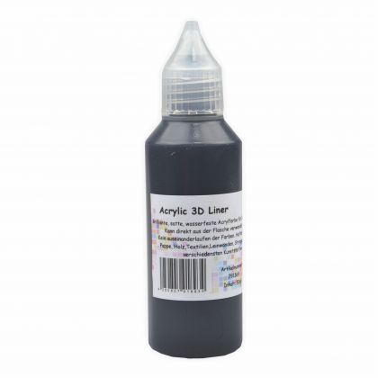 Acrylliner 3Dliner 50 ml schwarz