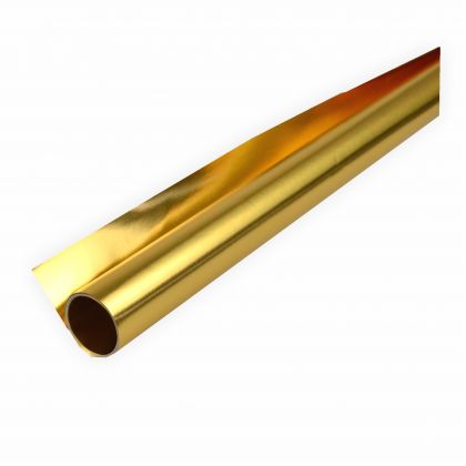 Alufolie gold/gold doppelseitig kaschiert 50x70 cm
