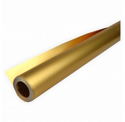 Alufolie gold matt/gold matt doppelseitig kaschiert 50 cm x10 Meter Meter