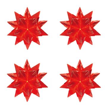 Bascetta-Stern rot 7,5 x 7,5 cm, 128 Blatt 115g/m