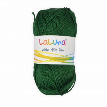Basic Wolle grn 100% Baumwolle 50g - 125m, Strick und Hkelgarn der Marke LaLuna