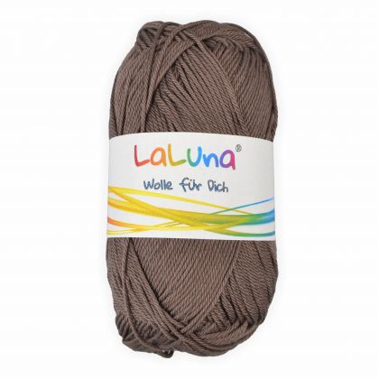 Basic Wolle hellbraun 100% Baumwolle 50g - 125m, Strick und Hkelgarn der Marke LaLuna