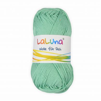 Basic Wolle mint 100% Baumwolle 50g - 125m, Strick und Hkelgarn der Marke LaLuna