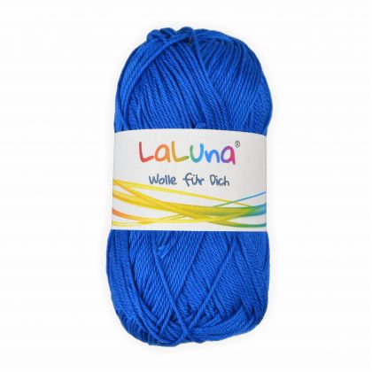 Basic Wolle mittelblau 100% Baumwolle 50g - 125m, Strick und Hkelgarn der Marke LaLuna
