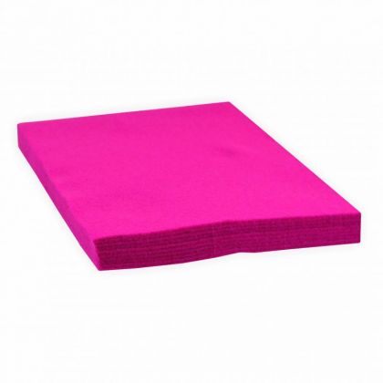 Bastelfilz 20 x 30 cm 150 g pink 10 Blatt