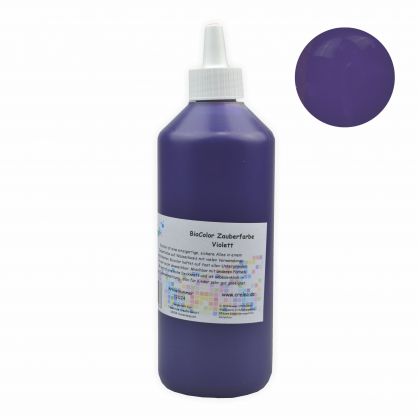 BioColor Acrylfarbe - Zauberfarbe Flasche 500 ml Violett