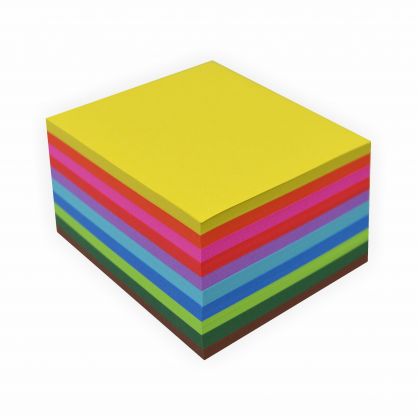 Faltbltter 70g/m, 10x15cm 500 Blatt, farbig sortiert hochwertiges Faltpapier fr Origami und kreative Bastelprojekte