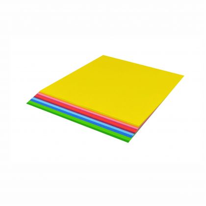 Creleo - Faltbltter DUO 80g/m, 10x10cm 50 Blatt, 10-farbig sortiert