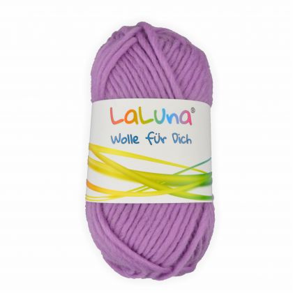 Filz Wolle flieder 100 % Schurwolle 50g - 50 Meter, Wolle zum Stricken und Filzen Marke: LaLuna