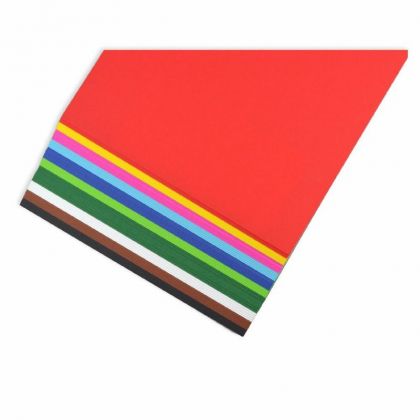 Creleo - Fotokarton farbig sortiert 300g/m, 50x70cm, 10 Bogen / Bltter