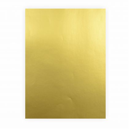 Creleo - Fotokarton gold glnzend 300g/m, 50x70cm, 1 Bogen / Blatt