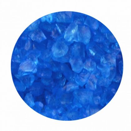 Glasgranulat blau 1kg 2-4 mm
