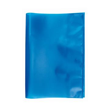Heftumschlag - Buchumschlag A4 Blau Transparent