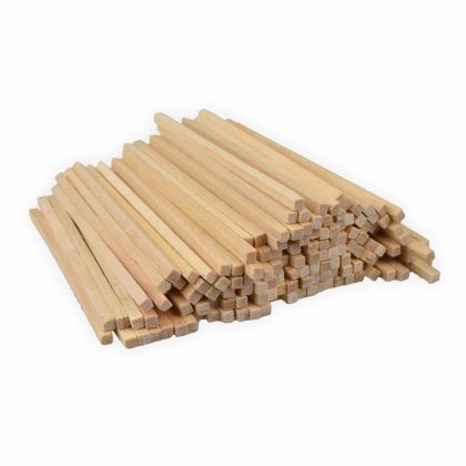 Holzstbchen zum basteln 86 x 3 x 3 mm 650 Stck, natur