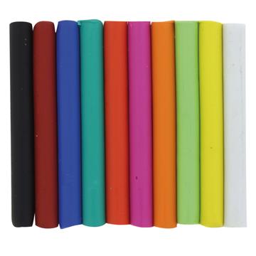 Knete - Schulknete 10er Packung in tollen bunten Farben