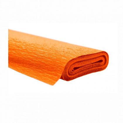Krepppapier orange 50x250 cm Rolle, wasserfest super starke Qualitt 60g/m