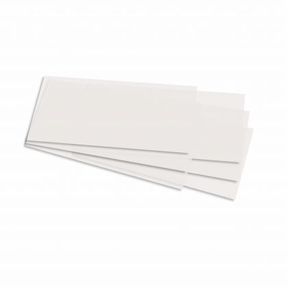 Creleo - Laternenzuschnitte für Käseschachteln 11 cm, 15,5x37 cm, 25 Bogen, weiß Transparentpapier