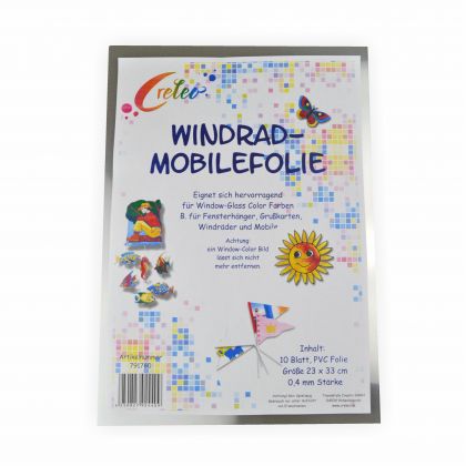 Mobilefolie transparent 0,4mm 23x33cm, 10 Blatt, farblos