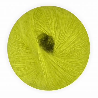 Mohair Wolle mit Seide maigrn 70/30 25g - 210 Meter, zum Stricken und Hkeln Marke: LaLuna