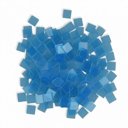 Mosaiksteine 10x10mm himmelblau 190 Stck 45 g