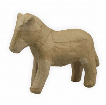 Papp Figur Pferd 12,5 x 4,5 x 9 cm