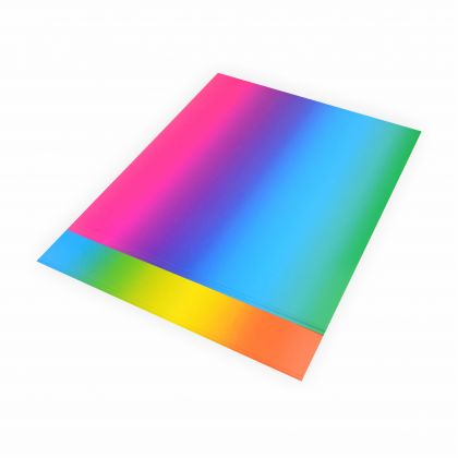 Creleo - Regenbogen Karton 200g/m, 22,5x32cm 10 Blatt Papier Regenbogenkarton zum basteln