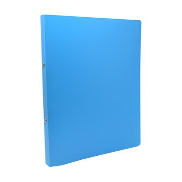Ringbuch aus PP A4, Hellblau 2-Ringe,  17 mm
