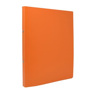 Ringbuch aus PP A4, Orange 2-Ringe,  17 mm