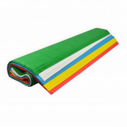 Creleo - Seidenpapier 20g/m 50x70 cm 130 Bogen eingerollt  farbig sortiert