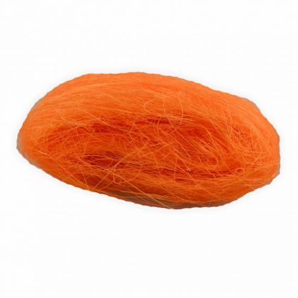 Sisalwolle zum basteln 50g orange