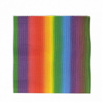 Stretchwellpappe 24x35cm 5 Bogen Regenbogen Farben