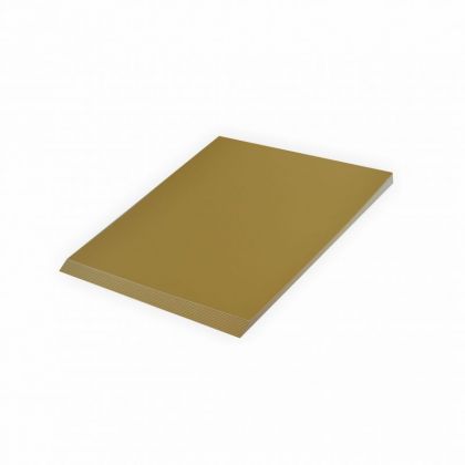 Creleo - Tonpapier gold glnzend 130g/m, 50x70cm, 10 Bogen / Bltter