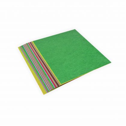 Creleo - Transparentpapier Faltbltter 42g/m, 15x15cm 500 Blatt, farbig sortiert sehr gute Qualitt Drachenpapier