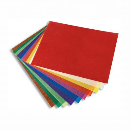 Creleo - Transparentpapiermappe 42g/m, 18,5x29,7cm 10 Blatt, farbig sortiert Drachenpapier
