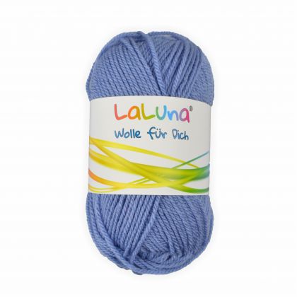 Uni Wolle hellblau 100 % Polyacryl Wolle 50g - 135m, Garn zum Stricken & Hkeln, Marke: LaLuna