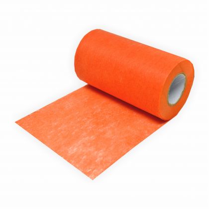 Vliesband -Tll- Tischband - einfarbig 100 mm orange 10 Meter Dekoband Geschenkband Schleifenband Tischlufer