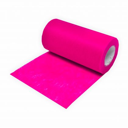 Vliesband -Tll- Tischband - einfarbig 100 mm pink 10 Meter Dekoband Geschenkband Schleifenband Tischlufer