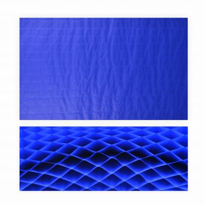 Wabenpapier 1 Stück 30-lagig 33x20 cm blau
