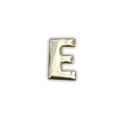 Wachsbuchstaben E gold 12 mm