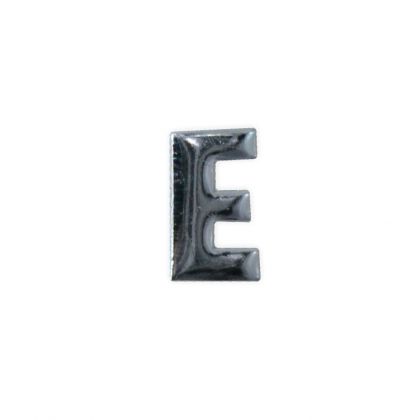 Wachsbuchstaben E silber 12 mm