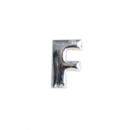 Wachsbuchstaben F silber 12 mm