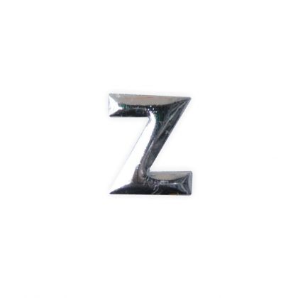 Wachsbuchstaben Z silber 12 mm