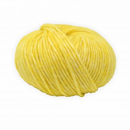 Wolle Serie - Woodstock - gelb 72 % Baumwolle 28 % Schurwolle