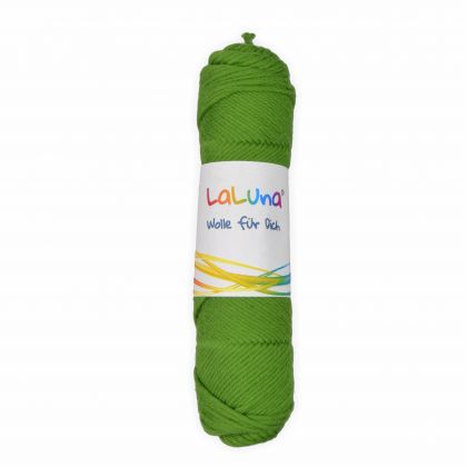 Wolle uni Serie -Florida- olive 100 % Baumwolle 50g, Häkelgarn Schulgarn Topflappengarn Marke: LaLuna®